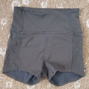 Lululemon high waist training shorts